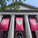 harvard university s iconic memorial hall entrance